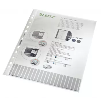 Leitz High Quality Pocket, 210 x 297 mm (A4), permatoma, polipropilenas (PP), portretinė, viršus, 230 mm