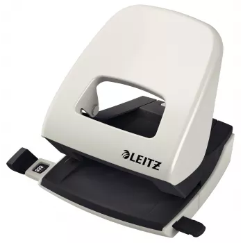 Leitz NeXXt Hole Punch 5008, 2 skylių, 30 lapų, juoda/pilka, metalas/plastikas