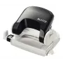 Leitz 5038 NeXXt skylmušė, 2 skylės, 16 lapų, juoda, plastikinė
