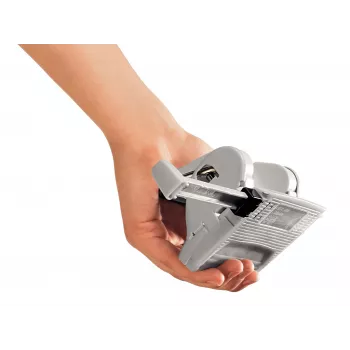 Leitz 5038 NeXXt skylmušė, 2 skylės, 16 lapų, juoda, plastikinė