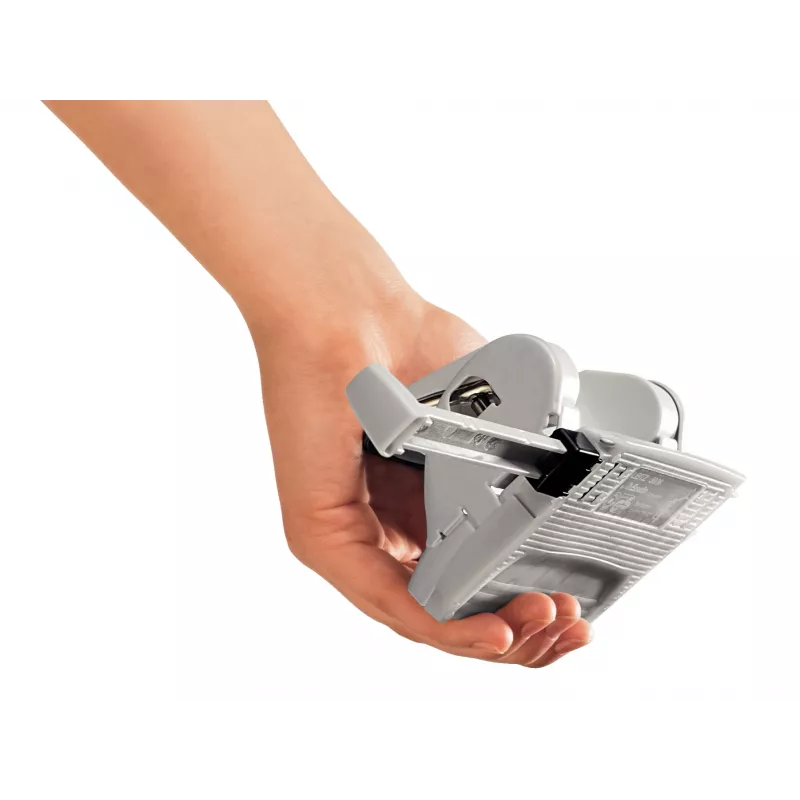 Leitz 5038 NeXXt skylmušė, 2 skylės, 16 lapų, juoda, plastikinė