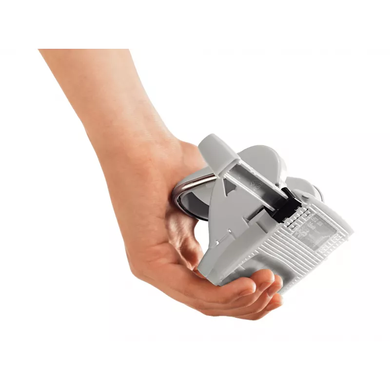 Leitz 5038 NeXXt skylmušė, 2 skylės, 16 lapų, juoda, plastikinė