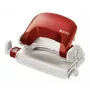 Leitz 5058 NeXXt skylmušis, 2 skylės, 10 lapų, raudonas, plastikinis, 8 cm, 5.5 mm, A4
