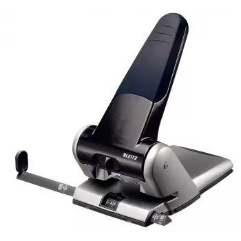 Leitz Heavy Duty skylenis, 65 lapų, juoda, pilka, 8 cm, 5,5 mm, A4, 130 mm