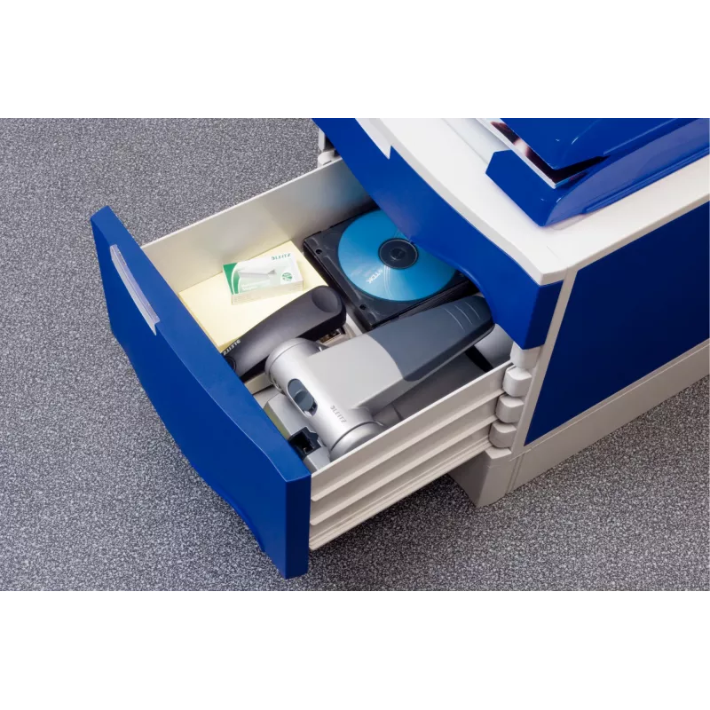Leitz Heavy Duty skylenis, 65 lapų, juoda, pilka, 8 cm, 5,5 mm, A4, 130 mm