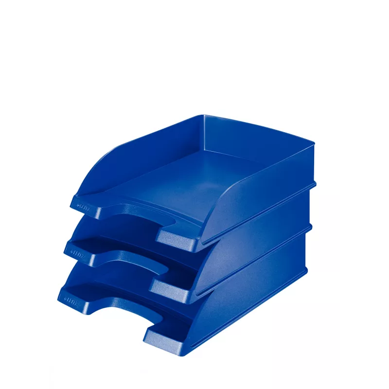 Leitz Plus dokumentų dėklas, standartinis, polistirolas, mėlynas, 255 mm, 357 mm, 70 mm, 280 g