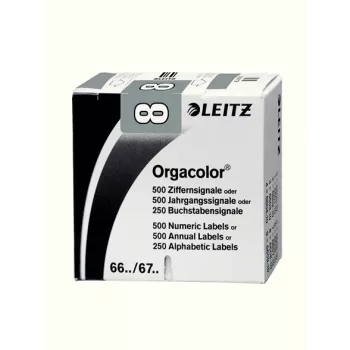 Lipdukas Leitz Orgacolor, užapvalintas stačiakampis, pilkas