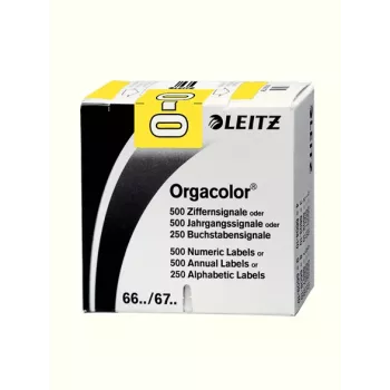 Lipdukas Leitz Orgacolor apvaliais kampais Geltonas