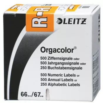 Leitz Orgacolor lipdukas savaiminio klijavimo apvaliais kampais Oranžinis