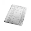 Leitz Quality Folder A5, 30% perdirbto plastiko, 150 x 210 mm (A5), polipropilenas (PP), skaidrus, portretinis, 160 mm, 220 mm