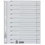 Leitz 16500085 Skaitmeninis skirtukų indeksas, kartonas, pilka