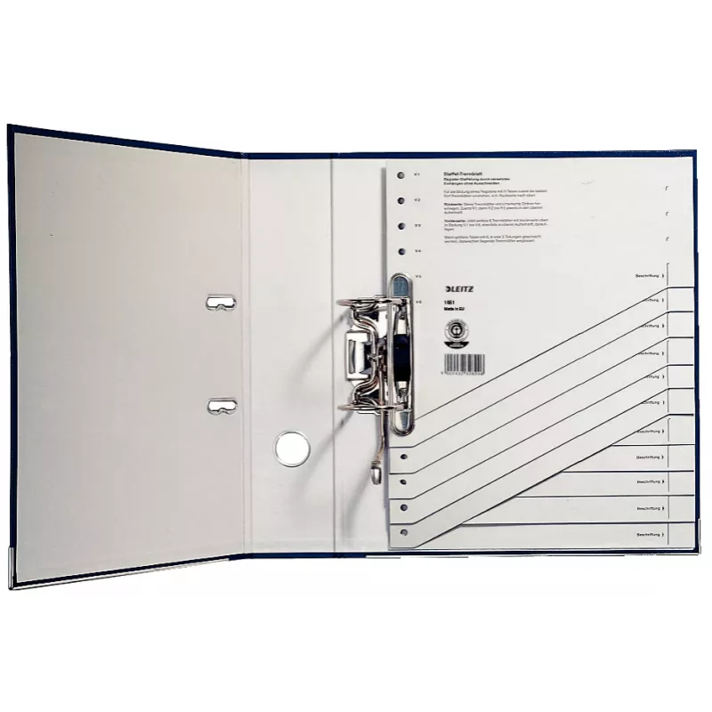 Leitz 16510085 tuščias skirtukų indeksas, kartonas, pilka, A4, 200 g/m², 240 mm