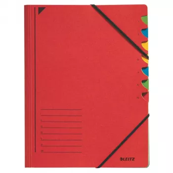 Leitz 39070025 raudoni skirtukai