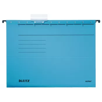 Segtuvas Leitz Alpha A4 kartoninis mėlynas