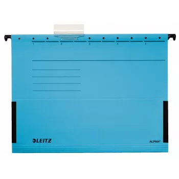 Segtuvas Leitz Alpha A4 mėlynas kartonas/metalas 5 vnt.