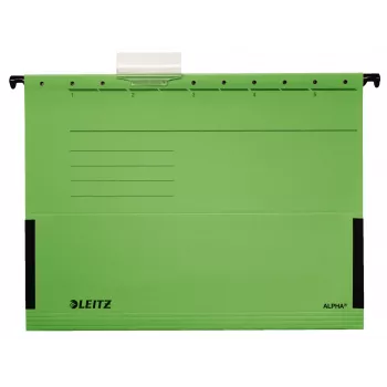 Leitz Alpha kabantis segtuvas Kartonas, Metalas A4 Žalia 5 vnt.