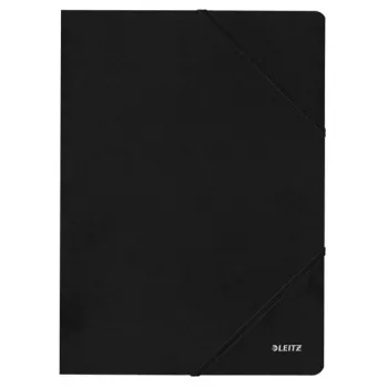 Aplankas Leitz 39800095, A4, kartonas, juoda