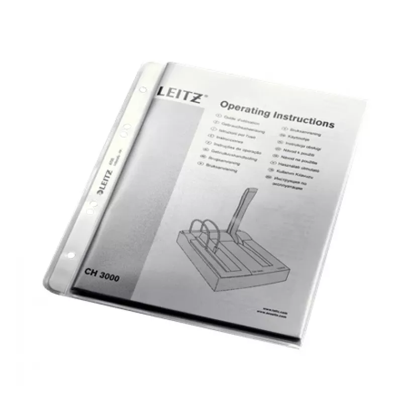 Leitz Premium Pocket A5, 30% perdirbto plastiko, A5, Skaidrus, Polipropilenas (PP), 0,13 mm, 170 mm, 215 mm
