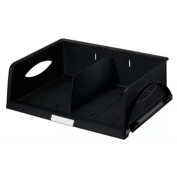 Leitz Tray Sorty Landscape Standard, plastikinis, juodas, A4, 405 mm, 300 mm, 125 mm