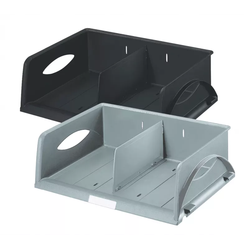 Leitz Tray Sorty Landscape Standard, plastikinis, juodas, A4, 405 mm, 300 mm, 125 mm