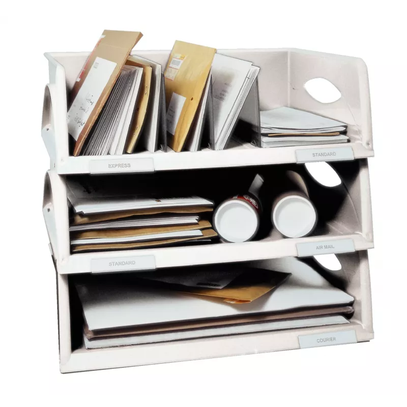 Leitz Sorty Tray Landscape A4 Maxi pilkas dokumentų dėklas