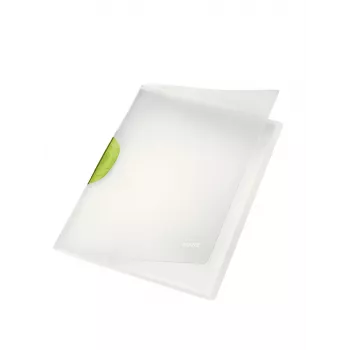 Aplankas Esselte ColorClip Magic, tamsiai žalia, permatoma, PP, 30 lapų