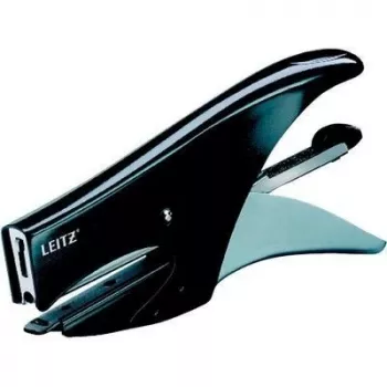 Segiklis Leitz Plier 5547, 15 lapų, galinis pakrovimas, juodas/sidabrinis