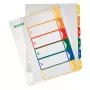 Leitz PC spausdinamas indeksas, PP, ypač platus, skaitmeninės kortelės, polipropilenas (PP), mėlyna, žalia, oranžinė, raudona, geltona, 245 mm, 2 mm, 305 mm