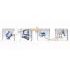 Leitz PC spausdinamas indeksas, PP, ypač platus, skaitmeninės kortelės, polipropilenas (PP), mėlyna, žalia, oranžinė, raudona, geltona, 245 mm, 2 mm, 305 mm