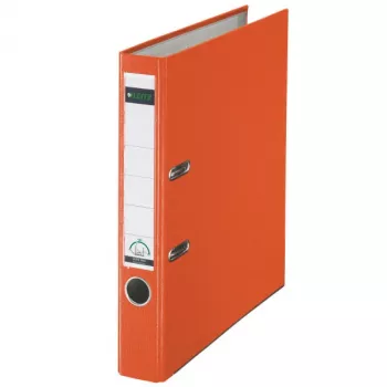 Leitz 180° Lever Arch File Plastic, A4, polietilenas, oranžinė, 350 lapų, 5 cm, 285 mm