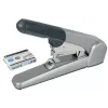 Leitz Heavy Duty Flat Clinch segiklis, 60 lapų, pilka, šviesiai pilka, standartinis užspaudimas, 25/10, 6 cm, 110 sąvaržėlių