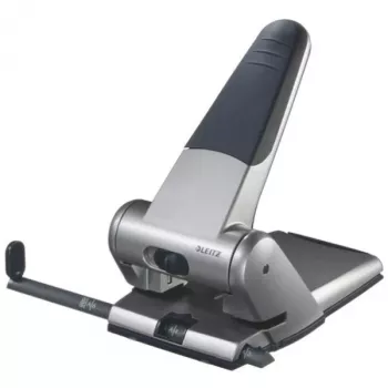 Leitz Heavy Duty skylmuotojas, 65 lapų, sidabrinis, 8 cm, 5,5 mm, A5, 1 kg