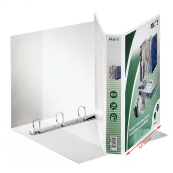 Leitz 42850001 A4 segtuvas su D žiedais Baltas