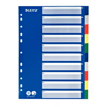 Leitz 12566000 spalvoti skirtukai A4