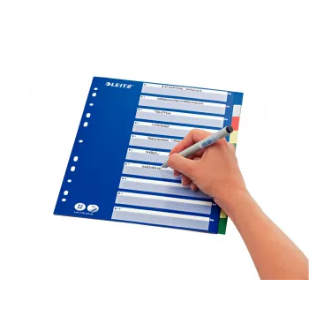 Leitz 12566000 spalvoti skirtukai A4