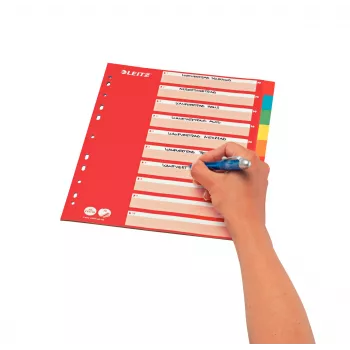 Leitz 43876000 daugiaspalvės A4 kartoninės pertvaros