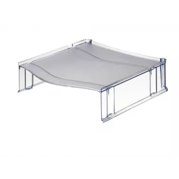 Leitz Letter tray riser Plus Universal stovas laiškų dėklui, plastikas, pilka, permatoma, 254 mm, 265 mm, 70 mm, 200 g