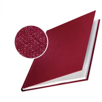 Leitz impressBIND viršeliai Kietas lininis 3,5 mm, A4, Kartonas, Raudona, 35 lapų, 3,5 mm, 216 mm