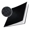 Leitz impressBIND kieti viršeliai su linine apdaila 14,0 mm, A4, kartonas, juodi, matiniai, 140 lapų, 1,4 cm