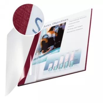 Leitz Soft Covers raudoni minkšti viršeliai A4