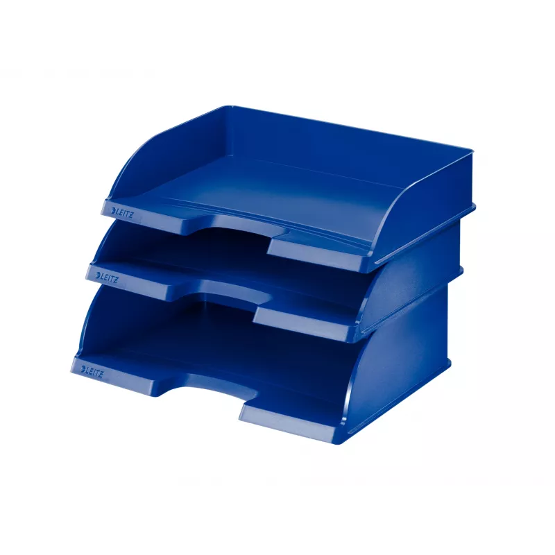 Leitz Letter tray Plus Landscape Jumbo, plastikinis, mėlynas, A4, 350 x 245 x 97 mm