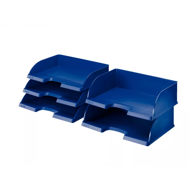 Leitz Letter tray Plus Landscape Jumbo, plastikinis, mėlynas, A4, 350 x 245 x 97 mm