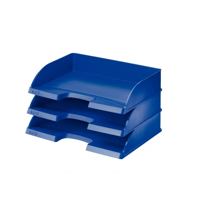 Leitz Letter tray Plus Landscape Jumbo, plastikinis, mėlynas, A4, 350 x 245 x 97 mm