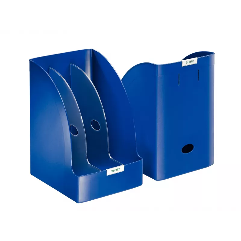 Leitz Plus Jumbo žurnalinė dėžutė, mėlyna, plastmasė, A4, 20,5 cm, 740 g