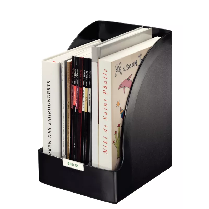 Leitz Magazine file Plus Jumbo, juodas, plastikinis, A4, 213 mm x 321 mm