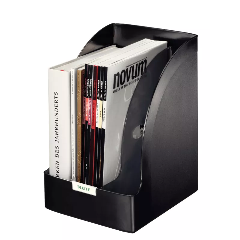 Leitz Magazine file Plus Jumbo, juodas, plastikinis, A4, 213 mm x 321 mm