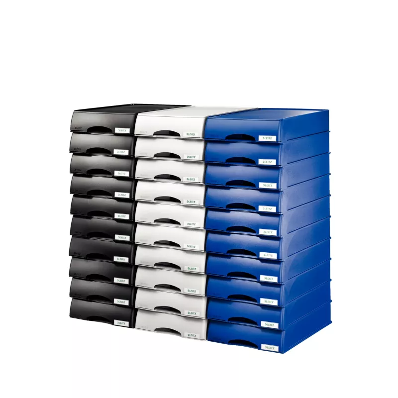 Leitz Letter tray Drawer unit Plus, plastmasinis, mėlynas, A4, 234 x 325 x 53 mm, 255 mm, 376 mm