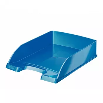 Leitz WOW laiškų dėklas, plastikas, mėlynas, A4, 255 x 357 x 70 mm, 280 g