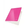 Leitz Flat File Card/Board WOW A4 – Metalinis rožinis, 250 lapų talpa