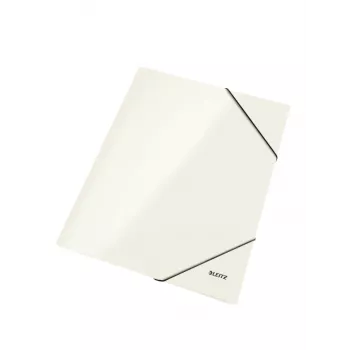Leitz 3 atvartų segtuvas WOW Card/POB A4, A4, polipropilenas (PP), metalinis, baltas, 250 lapų, 241 mm, 5 mm